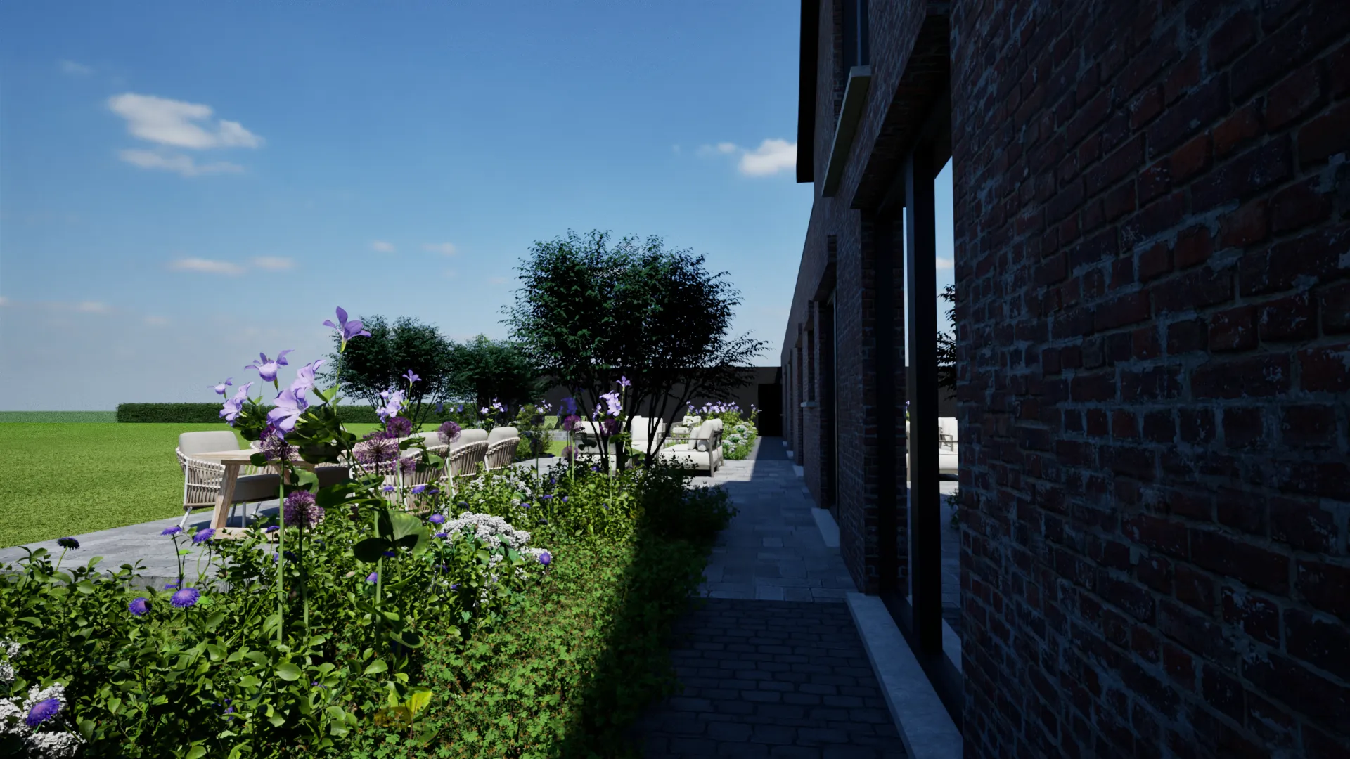 Duplex contemporain